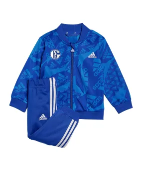 adidas FC Schalke 04 Jogginganzug Baby Trainingsanzug Kinder blau im Online Shop von kaufen