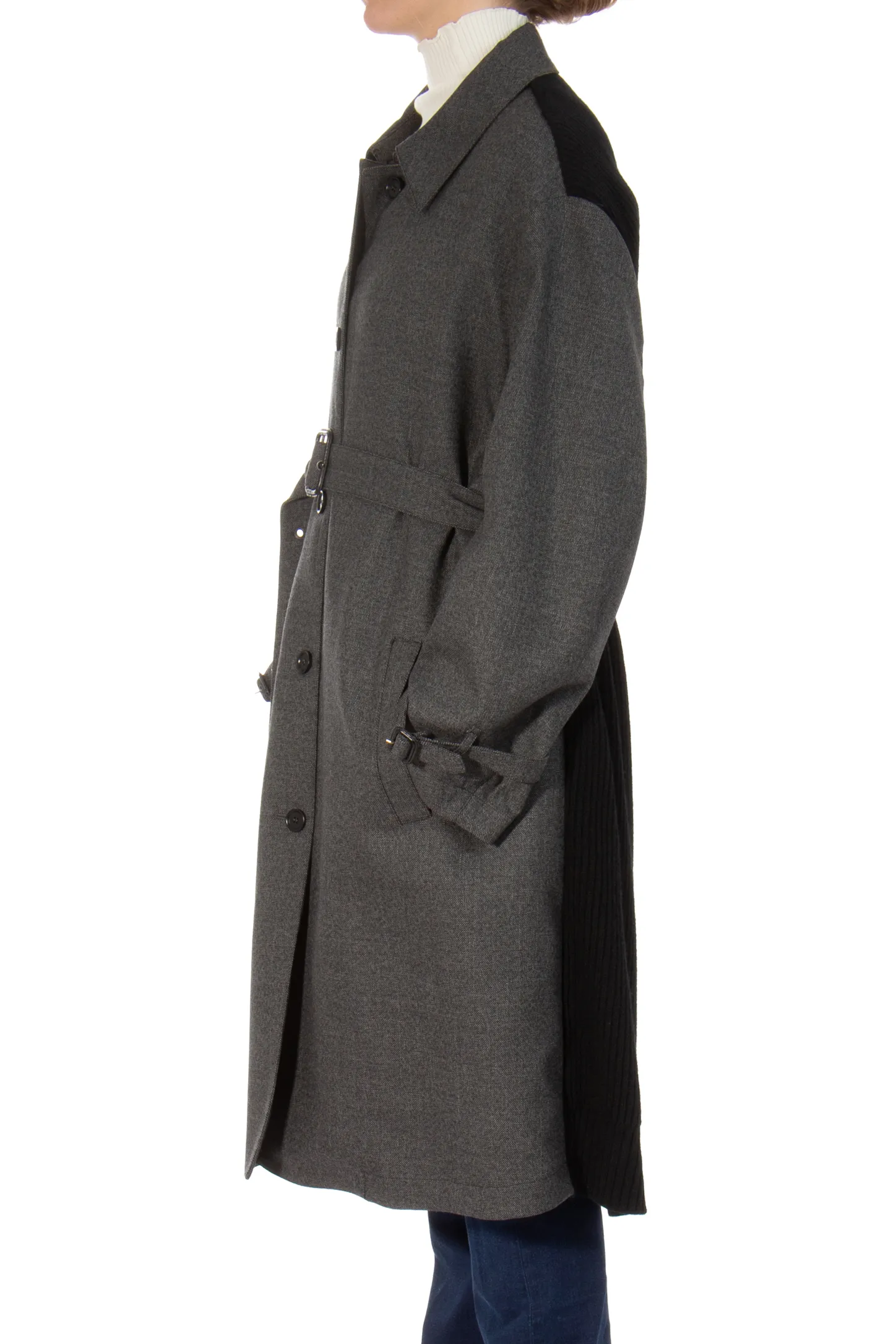 ASPESI Hybrid Virgin Wool Coat  