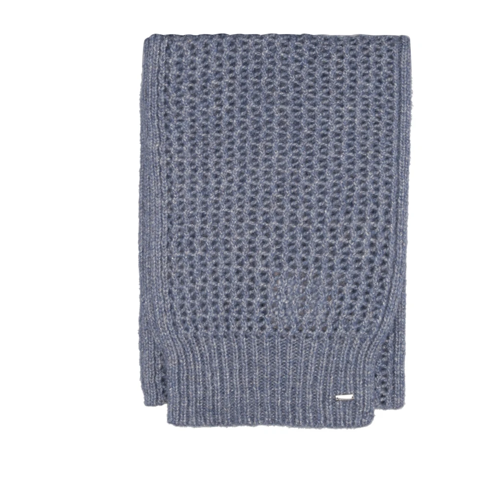 Blauer Avion Alpaka Wollschal