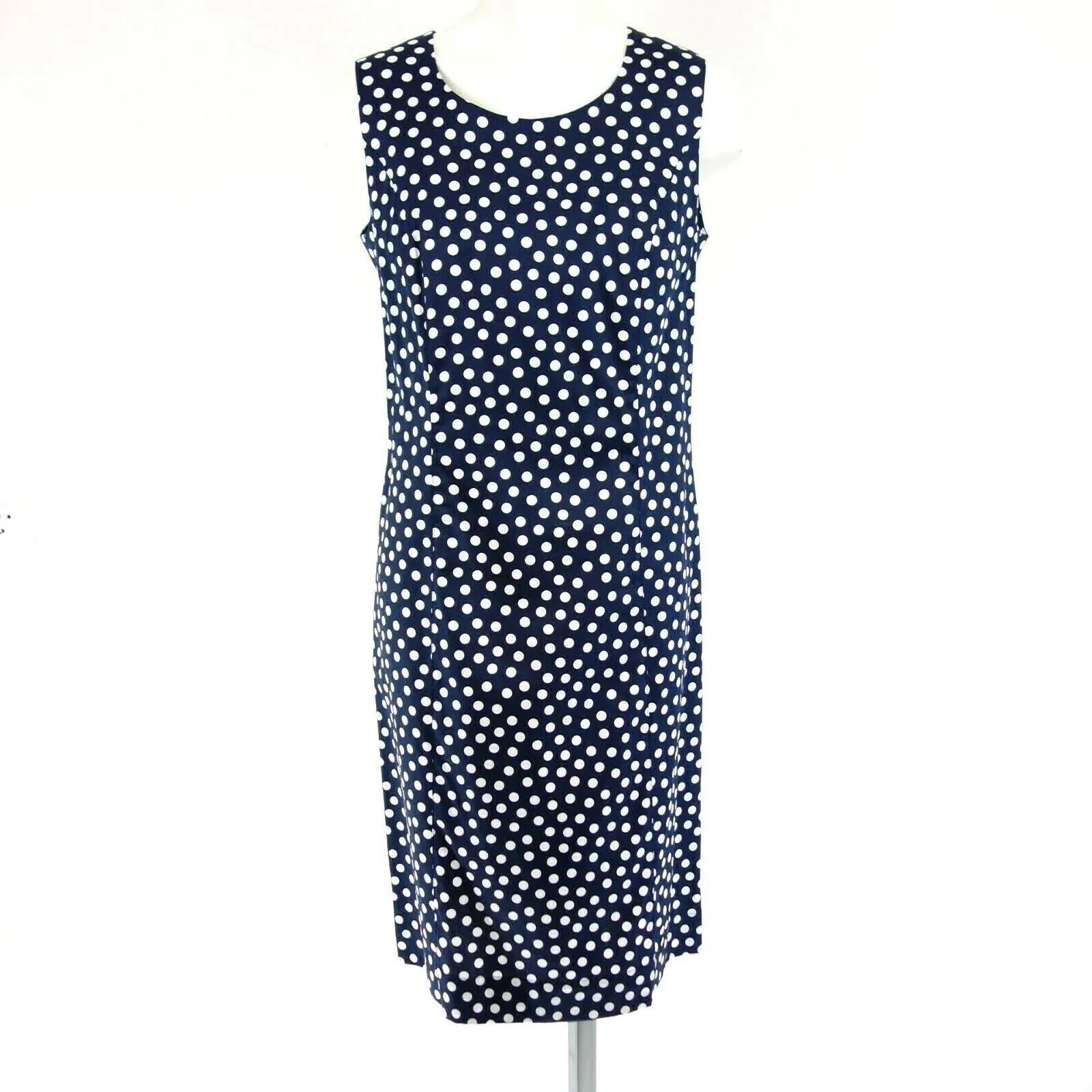 BM Company Damen Kleid Etuikleid Natascha Gr 38 M Blau Weiß Gepunktet Np 239 Neu
