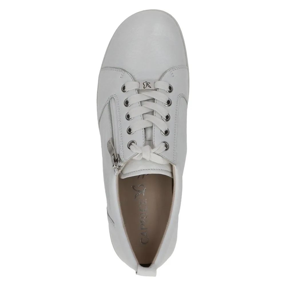 Caprice Damen Sneaker Leder H- Weite Wechselfußbett weiß S14 9-23752-42
