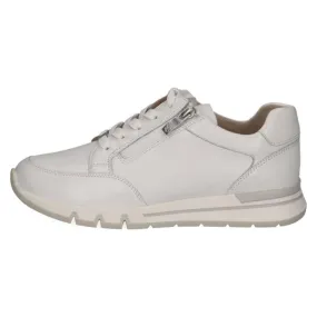 Caprice Damen Sneaker Leder Wechselfußbett H- Weite weiß S14 9-23753-42