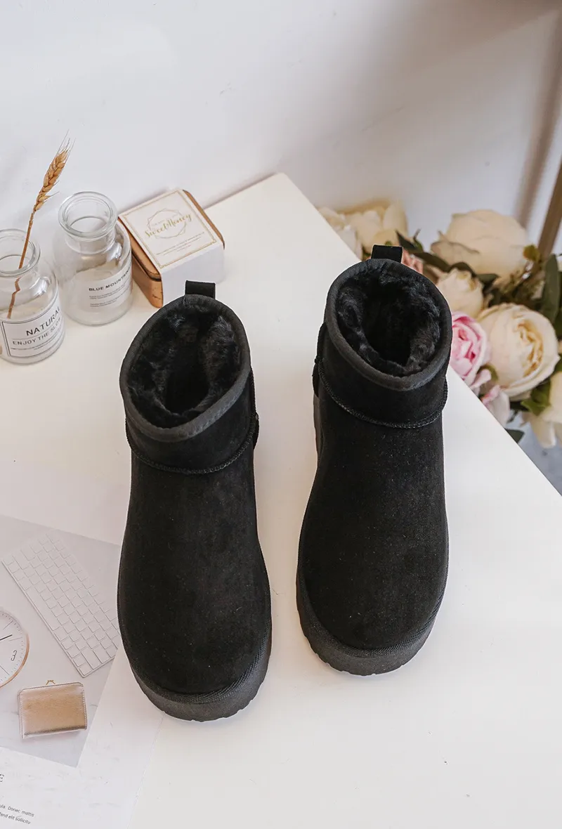 Damen-Stiefeletten mit Keilsättel