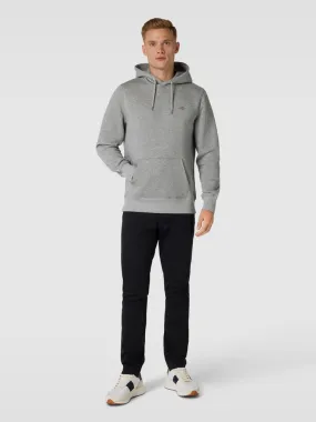 Gant Hoodie mit Label-Stitching Modell 'SHIELD'- (mittelgrau melange) online kaufen