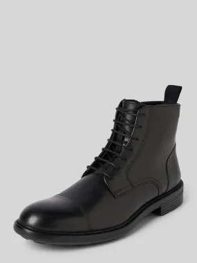Geox Lederboots mit Ziernähten Modell 'U WALK PLEASURE' (black) online kaufen