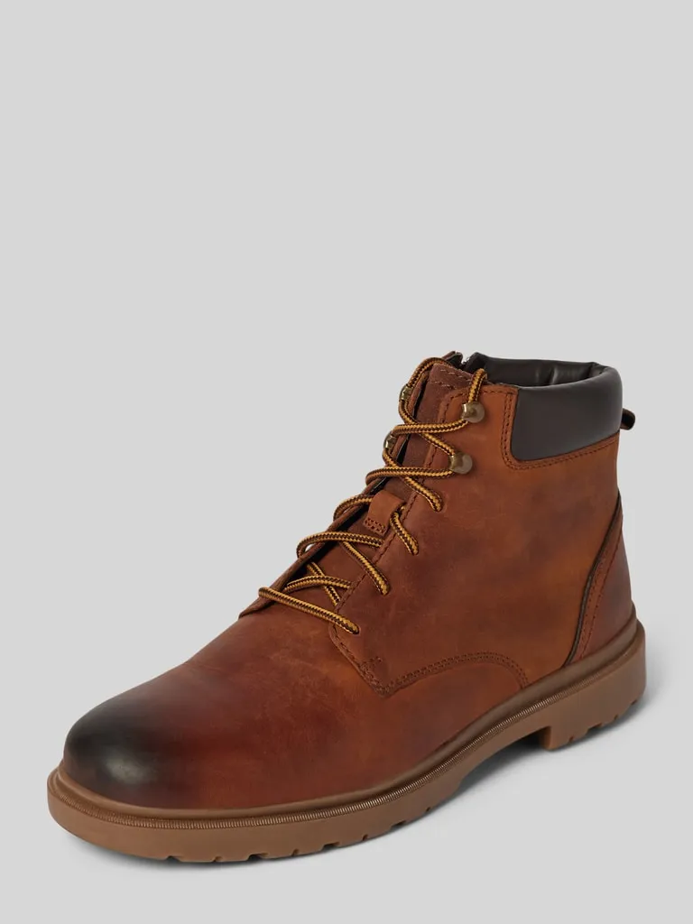 Geox Lederboots mit Zugschlaufe Modell 'ANDALO' (cognac) online kaufen