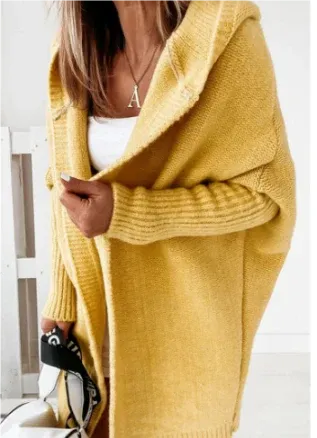 Heidi-Mode | Damen Lange Strickjacke Warm