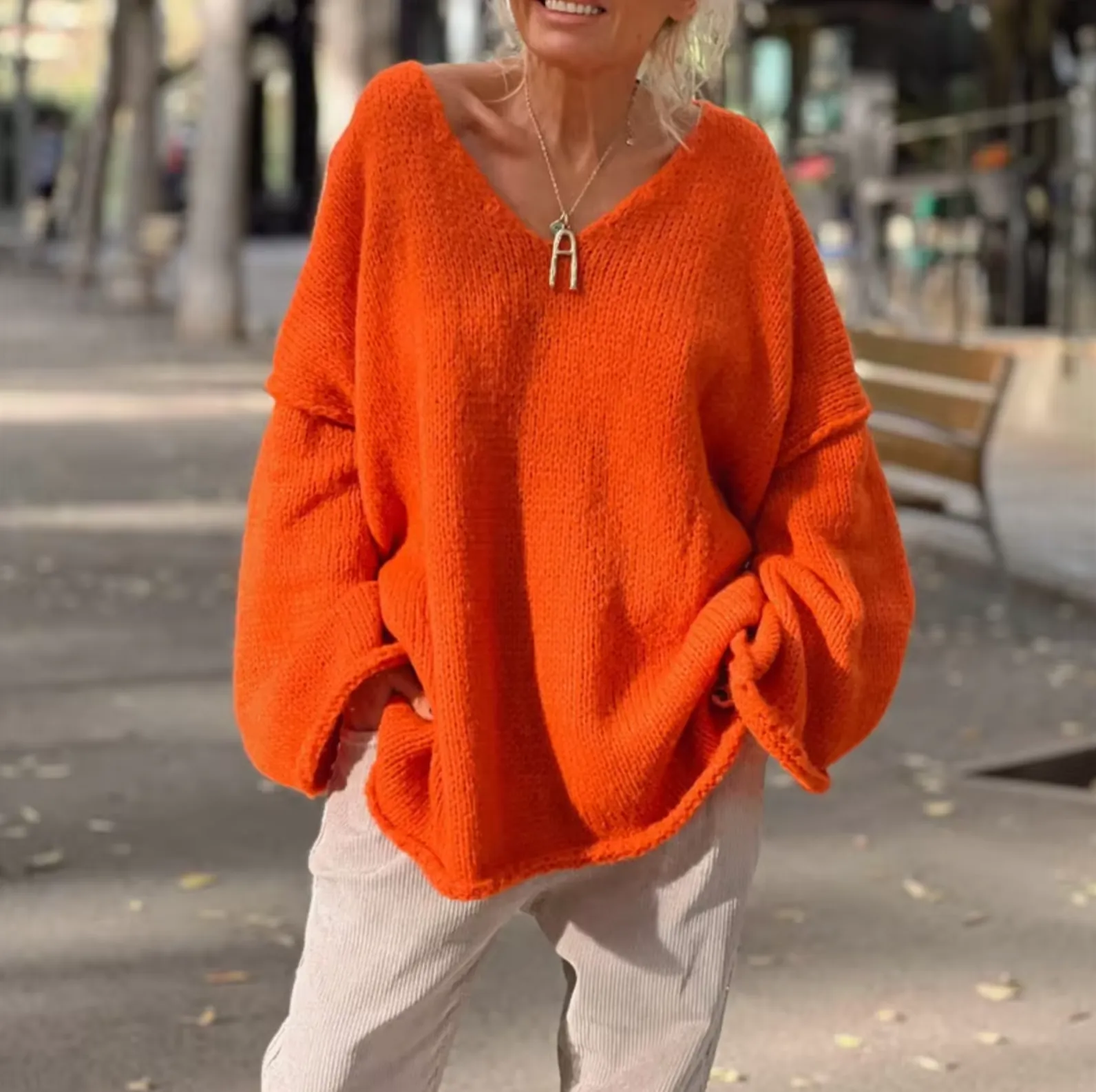 Heidi-Mode | Lockere Strickjacke