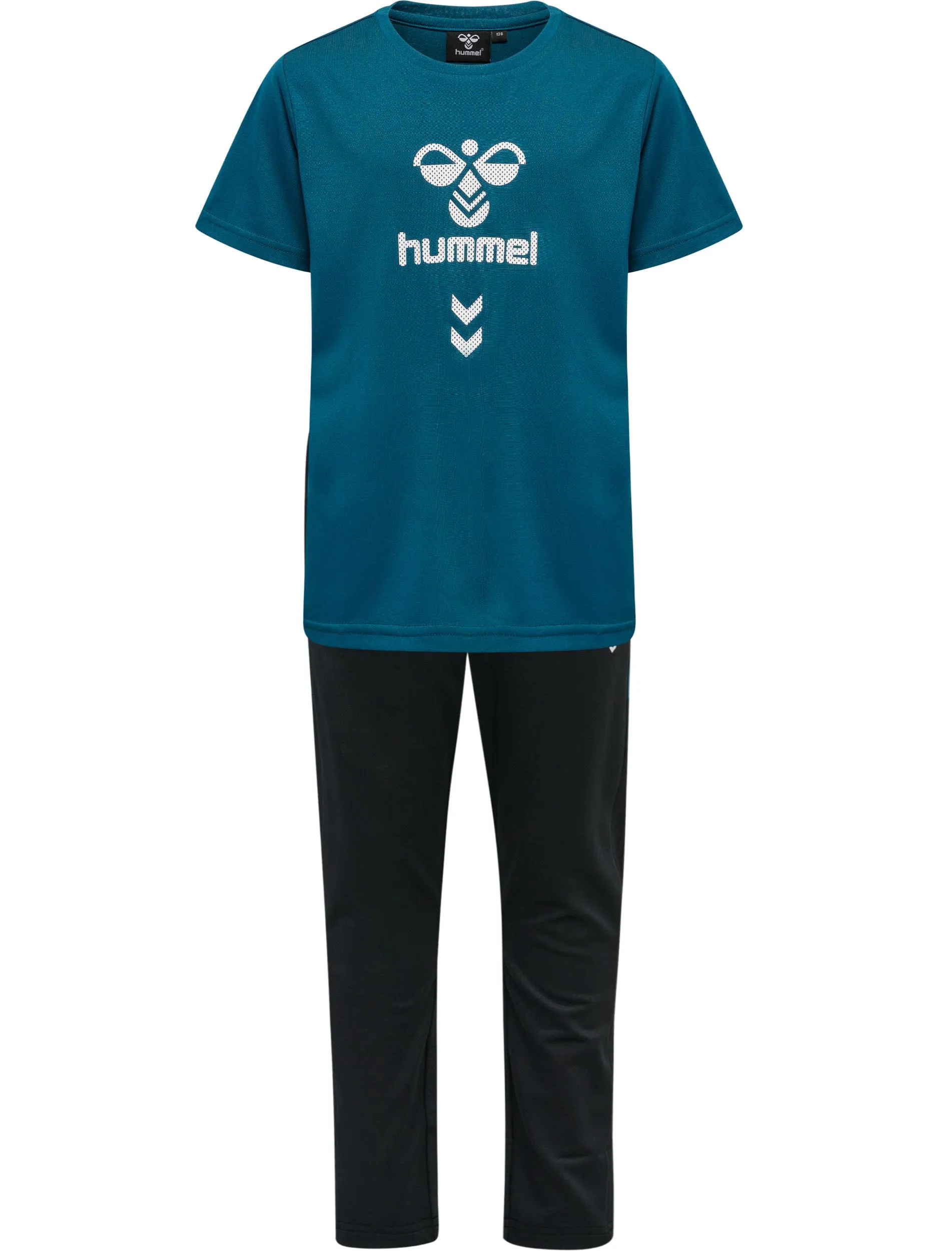 hummel hmlSUPER FOOTBALL SET Trainingsanzug Jungen BLUE CORAL im Online Shop von kaufen