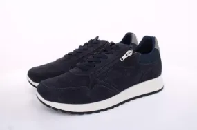 IMAC Herren Sneaker Halbschuh Leder blau S13 352061