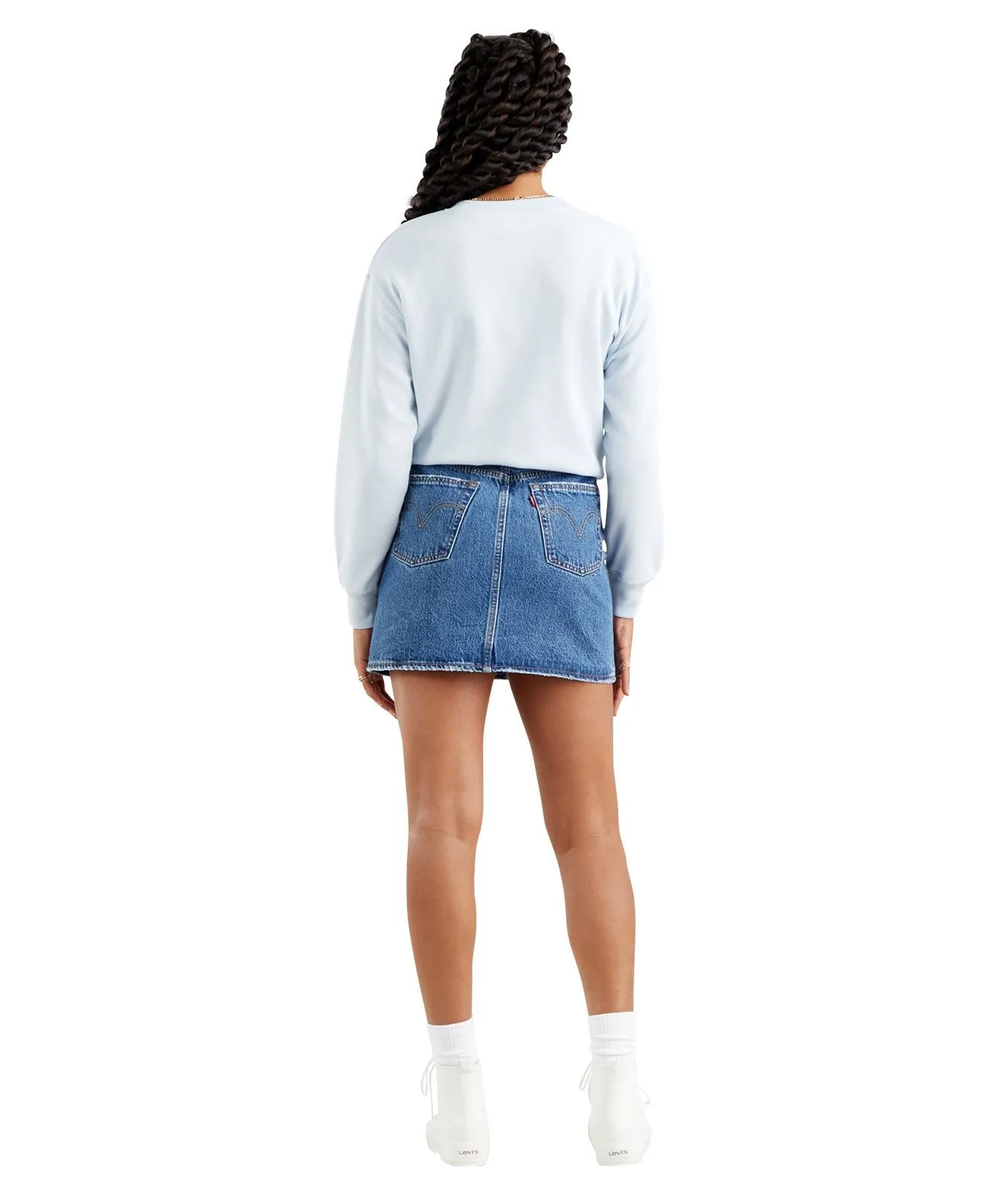 Levis Jeansrock High Waisted Deconstructed in Troy Tricks