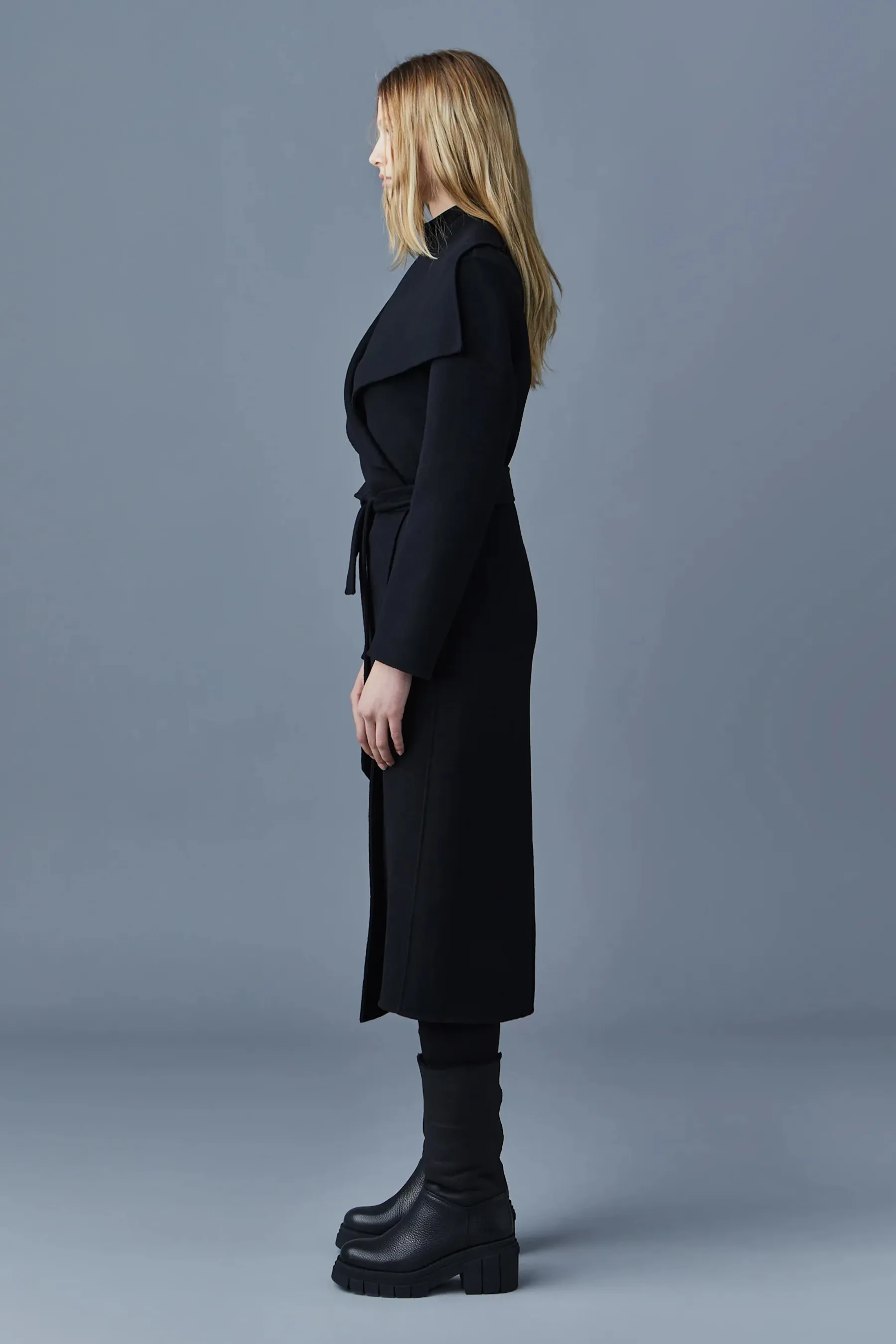 MACKAGE Double-Face Wool Wrap Coat Mai-Cn  