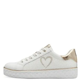 Marco Tozzi by Guido Maria Kretschmer GMK Sneaker Wechselfußbett weiß S14  2-83700-42