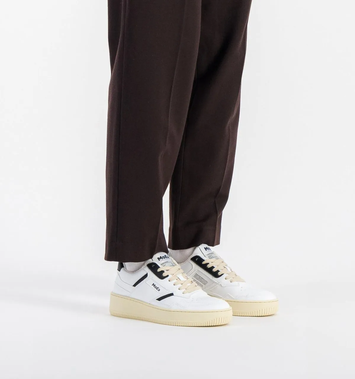 MoEa GEN1 - Corn Retro White & Black - Unisex Freizeitschuhe