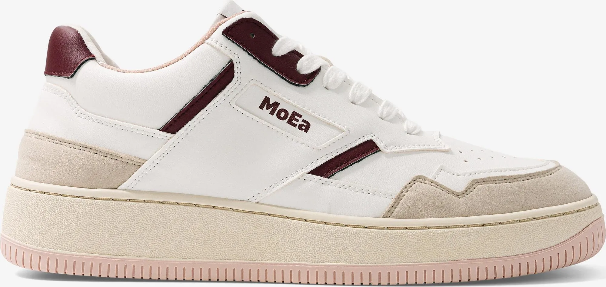 MoEa GEN1 - Grapes White & Wine Suede - Unisex Freizeitschuhe