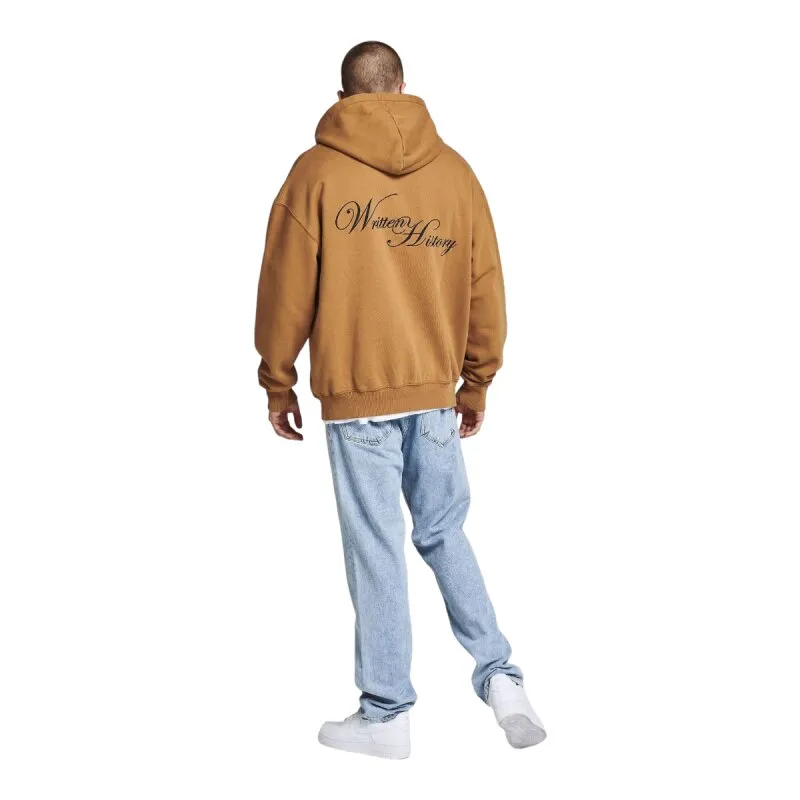 Pegador Herren Hoodie Written History Oversized washed ginger