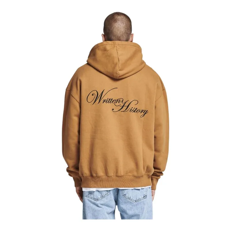 Pegador Herren Hoodie Written History Oversized washed ginger