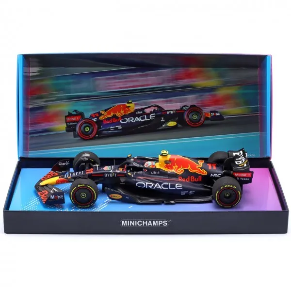 Sergio Pérez Oracle Red Bull Racing RB18 Formel 1 Miami GP 2022 Limitierte Edition 1:18