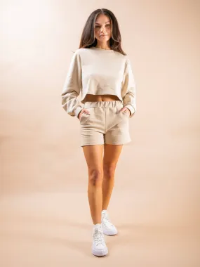 Sweat Shorts Samara in Beige