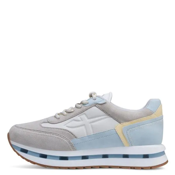 Tamaris Sneaker Plateausohle Wechselfußbett grau S13 1-1-23716-20