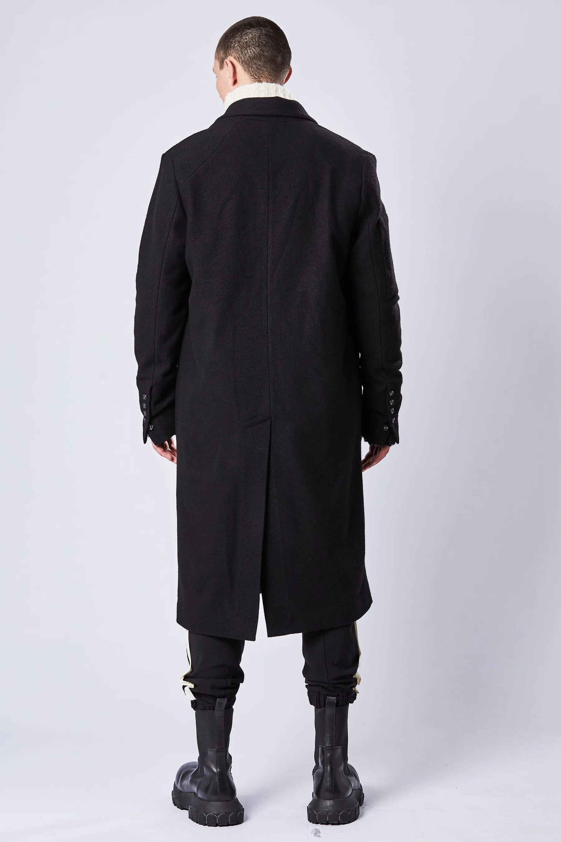 THOM KROM Two Button Wool Coat  