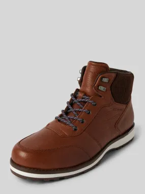 Tommy Hilfiger Lederboots mit Label-Details (cognac) online kaufen