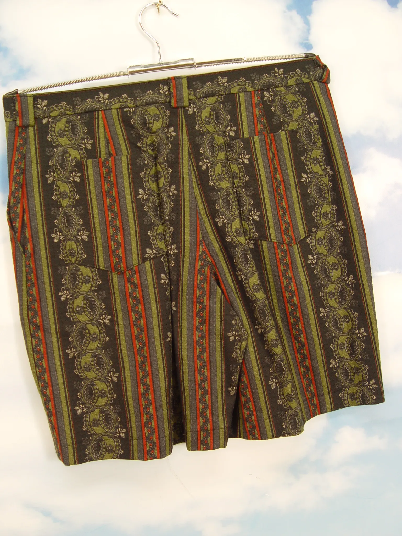 Upcycling Hot Pants Herren Shorts aus Trachten Baumwolle kurze Hose UCS018 Gr.46