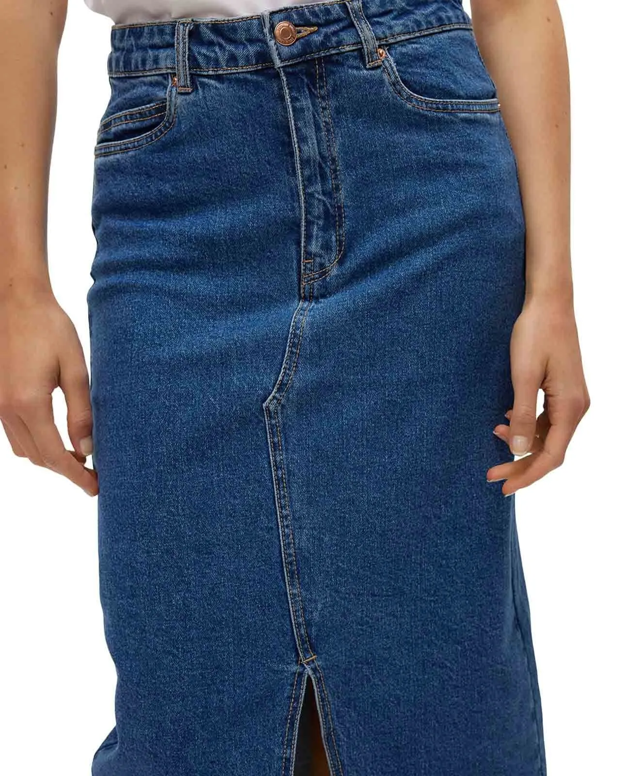 Vero Moda Jeansrock Veri aus Denim in Mittelblau