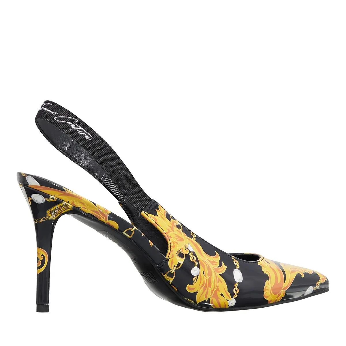   Versace Jeans Couture  Fondo Scarlett Black/Gold  High Heel 