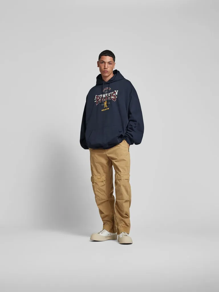 VETEMENTS Hoodie mit Label-Stickerei (marine) online kaufen
